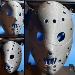 Horror Mash up 3 PACK Friday the 13th's Jason X Silence of the Lambs' Hannibal Lecter Mask STL Set