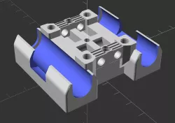 Hypercube Evolution X-carriage - 10mm x 16mm sleeve bearings