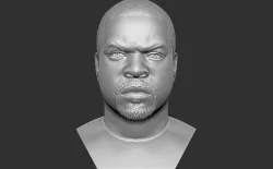 Ice Cube bust 3D printing ready stl obj formats