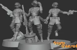 IMPERIAL GUARDSMEN ANIME FIGURINES