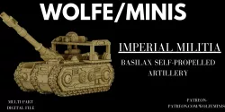 Imperial Militia - Basilax Self-Propelled Artillery - Crescentian Hounds Regiment