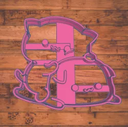 Kawaii Cat Cats Cookie Cutter / Cats Cutter