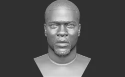 Kevin Hart bust 3D printing ready stl obj formats