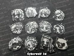 keychains / keychain , 12 models kimetsu no yaiba