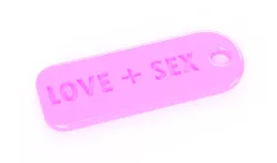 Keyring Necklace Love + Sex