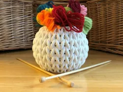 Knitted 3D printed containers set | Print in Place