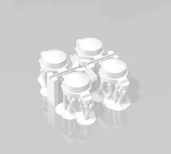 KORG M1 replacement button with support