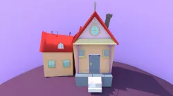 low poly house 3D Models