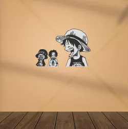 Luffy Ace & Sabo ANIME DECORATIVE HANGER