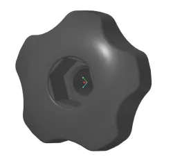 M12 star handle for M12 H screws