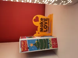 Make Love - Read a BOOK - BOOKENDS - 3D PRINTED - BOOK STORAGE - NURSERY DECOR - PARENTS BEDROOM - GIFTS FOR HIM - GIFTS FOR HER - BIRTHDAY