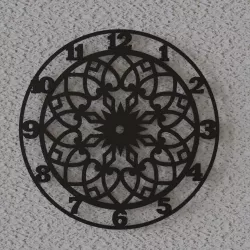 mandala 7 wall clock