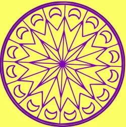 Mandala snowflake