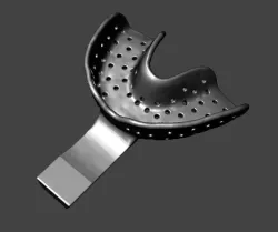 Mandibular impression holder
