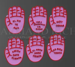 MANITA MANITA MEXICAN LOLLIPOP KEY CHAINS