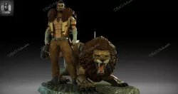 Marvel Kraven Fanart 3d printing diorama 3D print model