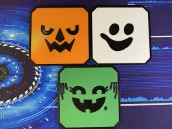 McDonalds Boo Bucket Coasters
