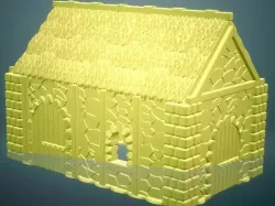 Medieval Cottage 2 (28mm/Heroic scale and 15mm scale)