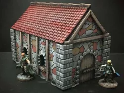 Medieval Cottage (28mm/Heroic scale and 15mm scale)