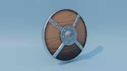 Medieval miniature shield