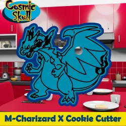 Mega Charizard X Cookie Cutter