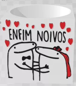 MEME FLORK VASO POTE PORTA TRECO 12 (enfim noivos)