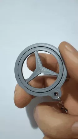 Mercedes Spinning Keychain
