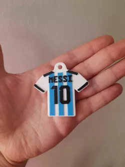 Messi T-shirt keychain