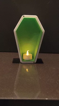 Michael Myers coffin tealight