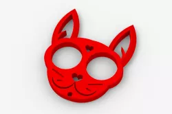 Mini Cat keychain Self Defense