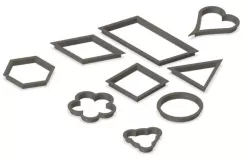 mixed shapes cookie  cutter set