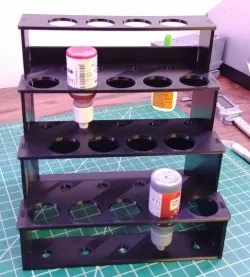 Modular Hobby Paint Rack - Small Straight