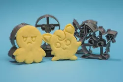 Pokemon and Octoplush cookie cutters!