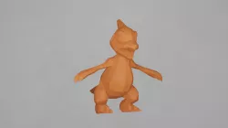 Pokemon Charmeleon low poly
