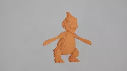 Pokemon Charmeleon voxel