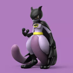 POKEMON - MEWTWO BATMAN