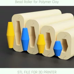 Polymer Clay Bicone Shape Bead Roller, 6-8-10-12mm, Custom Bead Roller, Bead Making Tool