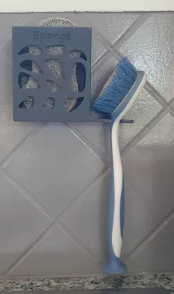 Porte éponge et brosse de cuisine-Sponge and kitchen brush holder