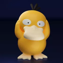 PSYDUCK Headache Pokemon Keychain Strap Decor
