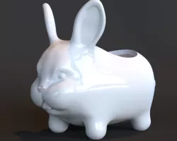 rabitt plant pot