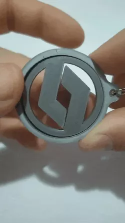 Renault spinning keychain