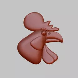 rooster cock, coq, stl file