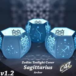 Sagittarius (Archer) Zodiac Tealight Cover