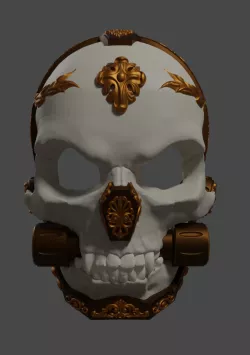 Sancta Mortis Skull Mask for cosplay