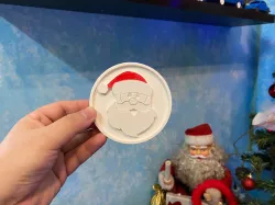 Santa Coaster