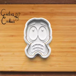 scared face Cookie Cutter