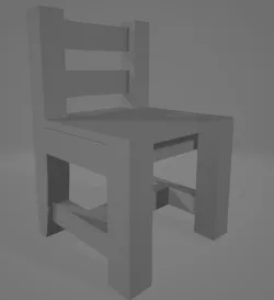 School Chair (NONTEXTURED)