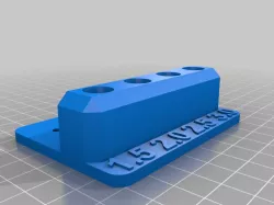 Simple storage for your Allen wrenches and cordless screwdriver bits. "Stake" is interchangeable, depending on how thick your Allen bits are, they can be replaced.