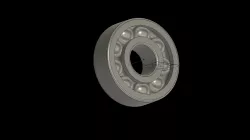 skateboard bearing (no spin) f3d