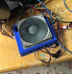 SKR v1.3 external case 120mm fan cooling